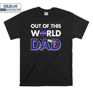 เสื้อผ้าผชGildan เสื้อยืด โอเวอร์ไซซ์ พิมพ์ลาย NASA Out Of This World Dad สําหรับเด็ก ทุกเพศ 7125S-5XL