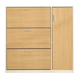 Storage cabinet SHOE CABINET FURDINI FLIP J-HSC03 BROWN Multipurpose furniture Home &amp; Furniture ตู้เก็บของ ตู้วางรองเท้า