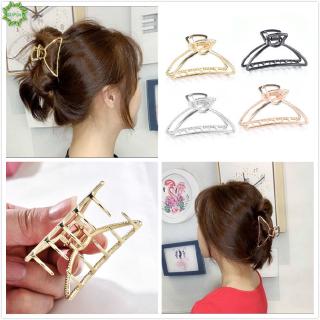 Cod Qipin Simple Women Ladies Elegant Metal Alloy Hair Claws Clamp Decor Fashion Hair Accessories