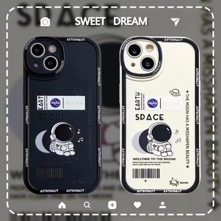 เคส Redmi Note 11 11s 10 10s 4G 9 8 7 10A 10C 9C 9T Xiaomi MI Poco X3 NFC M3 Pro 5G Redmi 10 10A 10C 9 9A 9T Space Astronaut Lens Protection Soft Case