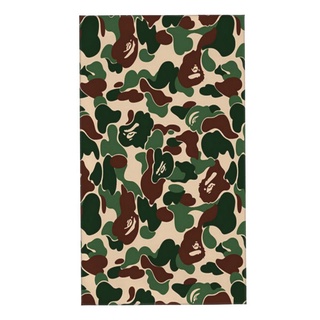 Supreme Bape A Bathing Ape Green Camo ผ้าขนหนูเช็ดมือ ผ้าขนหนู นุ่มพิเศษ ดูดซับน้ําสูง อเนกประสงค์ สําหรับห้องน้ํา โรงแรม ยิม และสปา (กําหนดเองได้)