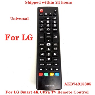 Akb สากล74915305 รีโมตคอนโทรลทีวี สําหรับ LG Smart 4K Ultra 43UH6030 43UH6100 43UH6500 49UH6030 49UH6090