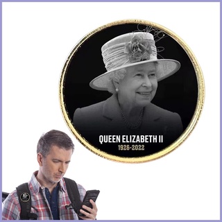 Elizabeth Queen II เข็มกลัด ลาย Grief Over the Queen 1926-2022 สําหรับตกแต่ง paca2th