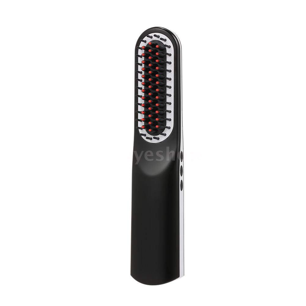 rechargeable hair straightener brush