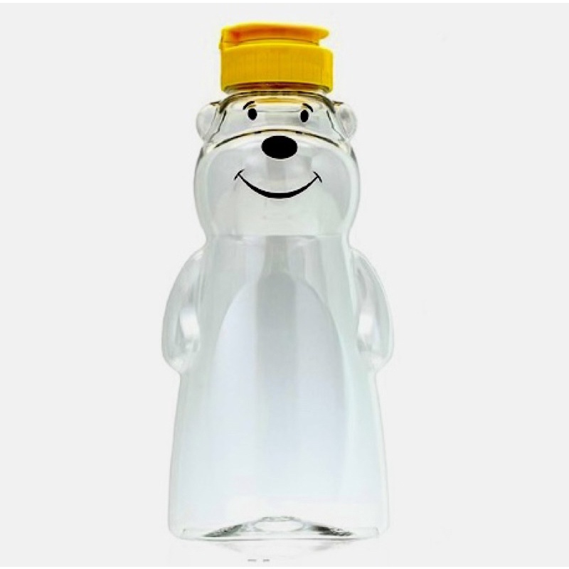 ขวดหมีใหญ่ พลาสติก PET ขนาด 365 ml สำหรับใส่ซอส น้ำจิ้ม มายองเนส นมข้นหวาน น้ำเชื่อม น้ำผึ้ง ขวดบีบได้ บรรจุ 365 มล.