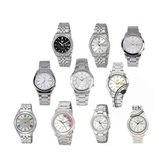 SEIKO 5 ของแท้ รุ่น SNKD99 SNKE01 SNK361 SNK357 SNKK31 SNKK71 SNKL43 SNKL45 ออโต้เมติก สายสแตนเลส รับประกันศูนย์