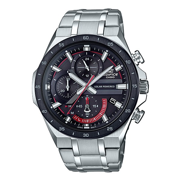 Casio Edifice นาฬิกาข้อมือผู้ชาย สายสแตนเลส รุ่น EQS-920,EQS-920DB,EQS-920DB-1A - สีเงิน