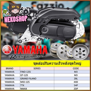 ล้อขับสายพานหลังชุดใหญ่ YAMAHA มีหลายรุ่น FINO125i GT-125 GRAND FILANO MIO125 NOUVO-135 NMAX AEROX