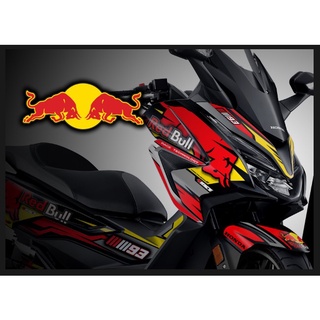 สติ๊กเกอร์แต่งลายรถ Honda Forza 350 ลาย REDBULL