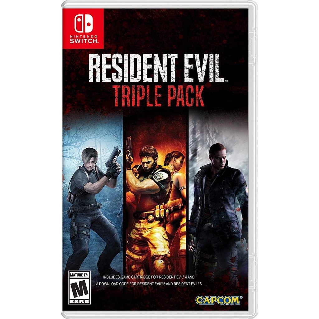Nintendo Switch Resident Evil Triple Pack Zone US/asia / English eG5G 1Fts