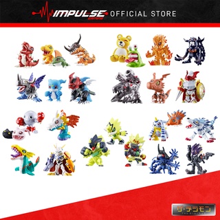 Bandai Digimon Adventure กรงฟิกเกอร์ ขนาดเล็ก (Dukemon, Omegamon, Greymon, V-Mon, Garurumon, Mugendramon)