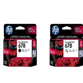 HP ink 678 ใช้กับปริ้นเตอร์อิงค์เจ็ทHP DESKJET INK ADVANTAGE 1015,1515,1518,2515,2545,2548