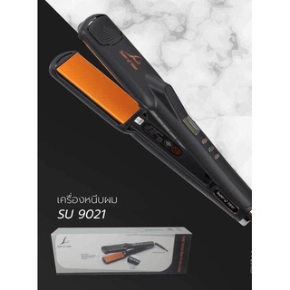 เครื่องหนีบผม ซุปเปอร์วี นาโน เซรามิค Super V Nano Ceramic รุ่น SU9021 รับประกัน 1 ปี ที่หนีบผมนาโน