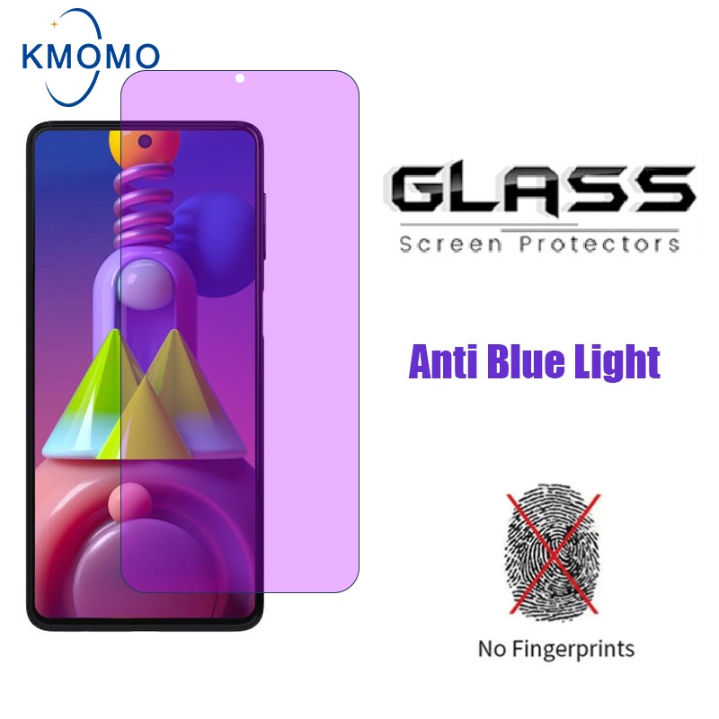 [กันแสงสีฟ้า] ฟิล์มกระจก Samsung Galaxy S24 + S23 Plus S22 5G Note 20 S21 Fe S20 M14 M53 M33 M32 M23 M22 M51 M52 F62 M62 S10 10 Lite M31 M30s M21 ฟิล์มกระจกถนอมสายตา