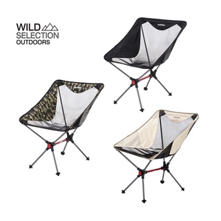 Naturehike Thailand เก้าอี้พับ อลูมิเนียม น้ำหนักเบา ขนาดเล็ก อุปกรณ์แคมป์ปิ้ง outdoor folding moon chair Q-9E NH19JJ005