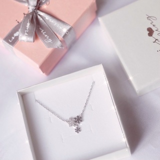 iscoming ♡ Jewelry Silver 925 | สร้อยคอเงินแท้ // snow necklace