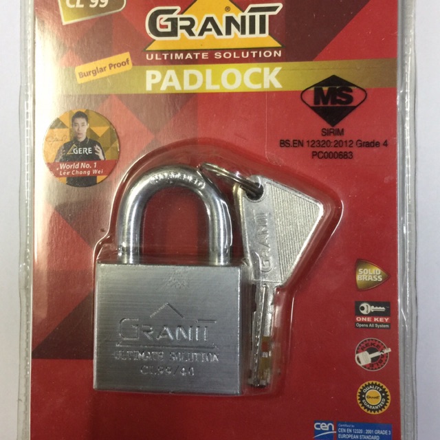 กุญแจ Granit CL99 40mm & 50mm