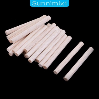 [Sunnimix1] แท่งไม้บัลซ่า ทรงกลม 8 มม. DIY