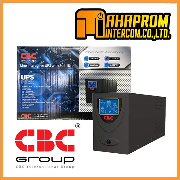 UPS (เครื่องสำรองไฟฟ้า) CBC รุ่น URi-1200VA 720W.