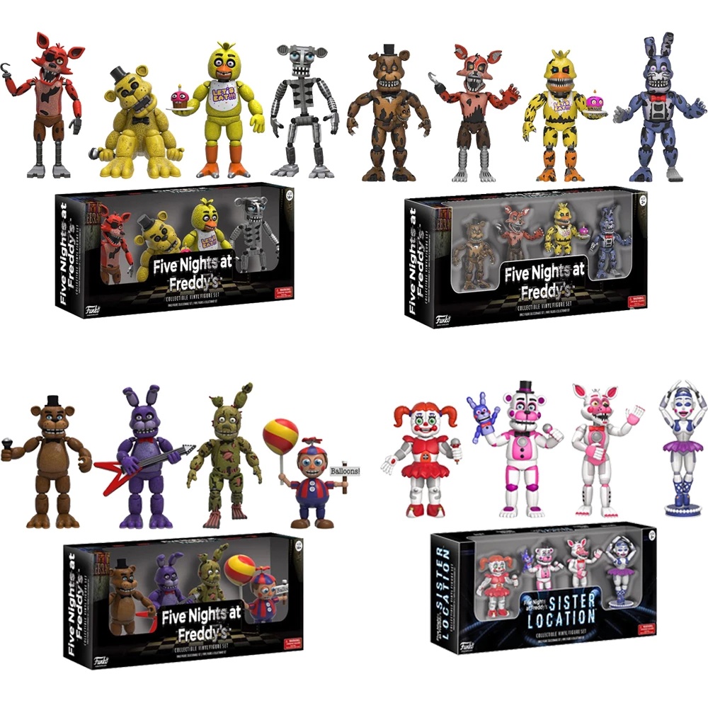 ฟิกเกอร์ Five Night at Freddy ' s FNAF 4 ชิ้น / ชุด