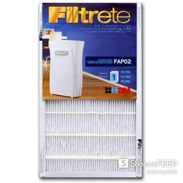 Filtrete 3M ฟีลเตอร์สำหรับเครื่องฟอกอากาศ รุ่นอัลตร้าคลีน FAPF02