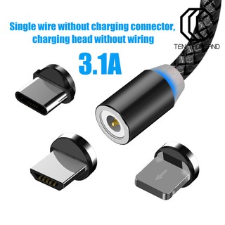 T~✦ Micro USB Type-C Magnetic Charge Data Transfer Cable for Android iPhone