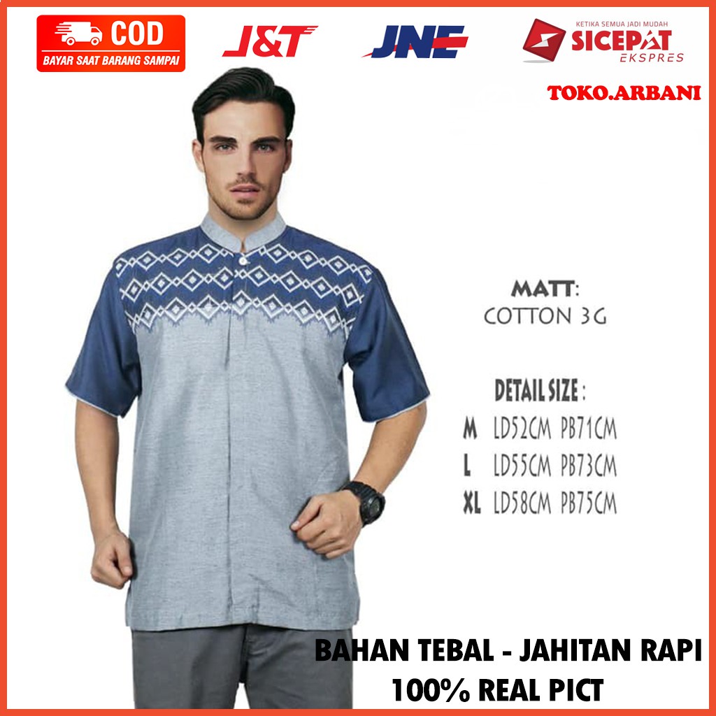 เสื้อจัมโบ้แฟชั่นสําหรับผู้ชายมุสลิม H9G0 Syubbanul Azzahir J8S0