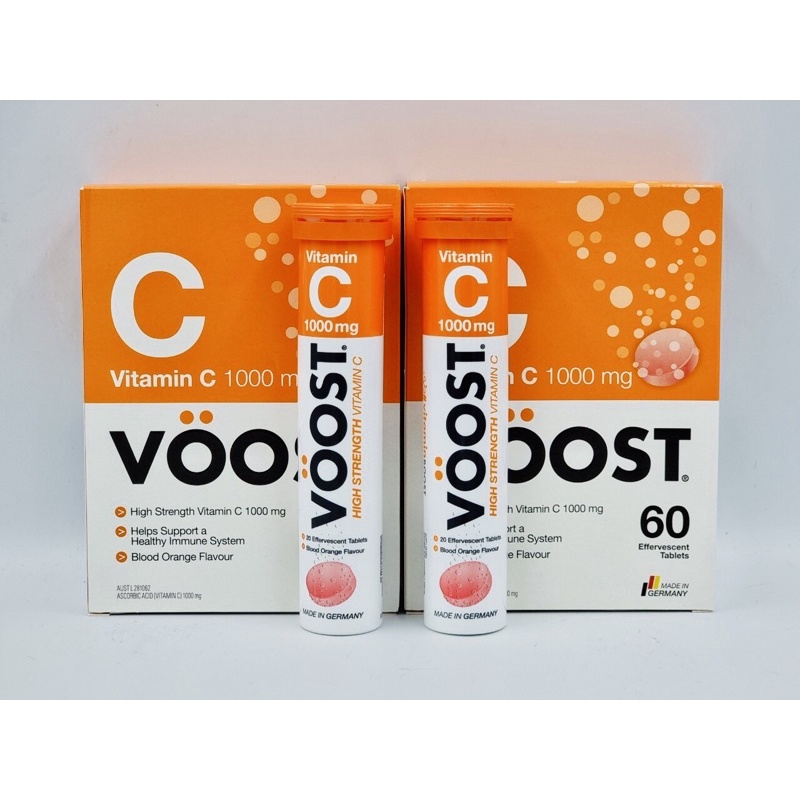 วิตามินC เม็ดฟู่ VOOST ส่งตรงจากออสเตรเลียแท้ 100% EXP:03/2027