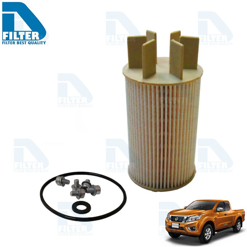 กรองโซล่า (กรองน้ำมันดีเซล) Nissan นิสสัน Navara นาวาร่า NP300 By D Filter (DF169)