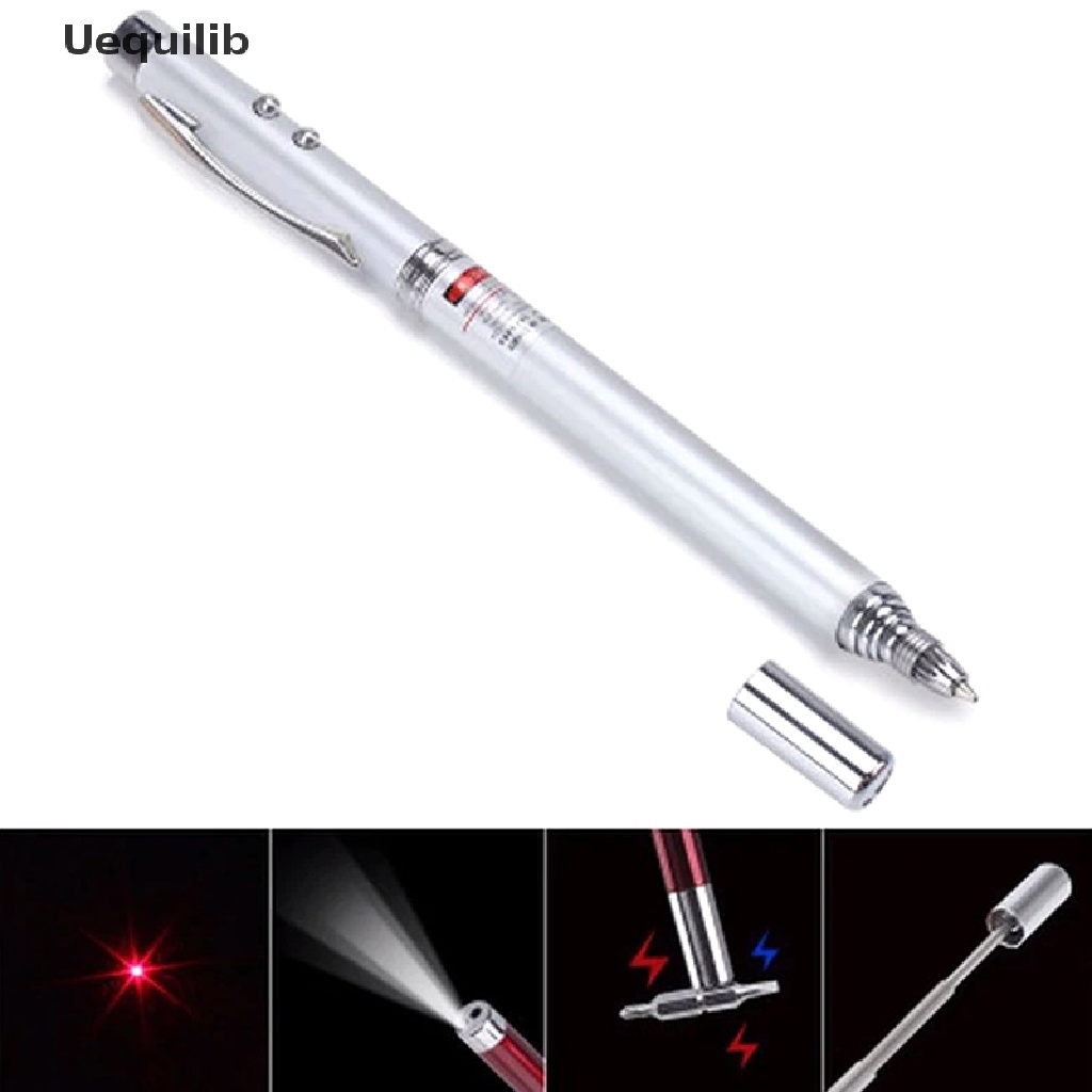 Uequilib 5 In 1 มัลติฟังก์ชั่น ไฟ LED แม่เหล็ก ฟังก์ชั่น ตัวเก็บประจุ ชี้ ปากกาเลเซอร์