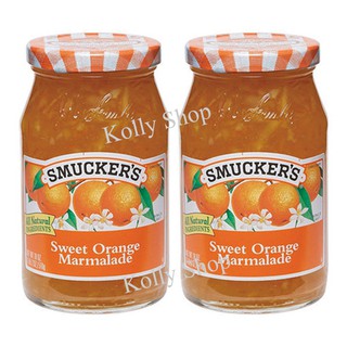 Smucker’s Jam สมักเกอร์ แยมผลไม้ รสส้ม ขนาด 340 กรัม (2 กระปุก)