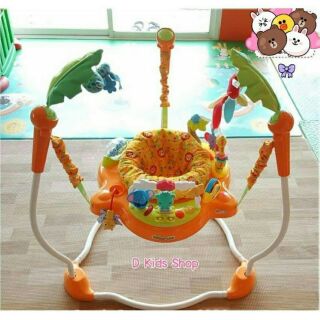 🔥พร้อมส่ง🔥 Jumperoo Jungle จั้มเปอร์เด็ก สีส้มสีสดใส มีดนตรี มีไฟ เสริมพัฒนาการเด็ก