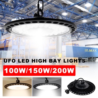 โคมไฟ Led 200 300 500W UFO IP65 กันน้ํา สําหรับติดคลังสินค้า