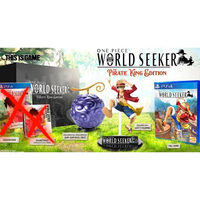 (มือสอง) PS4 One Piece World Seeker Collector's Edition Zone3 English Version Game and Figure