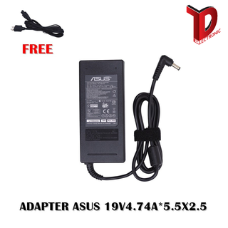 ADAPTER ASUS 19V4.74A*5.5X2.5 / สายชาร์จโน๊ตบุ๊ค เอซุส + แถมสายไฟ