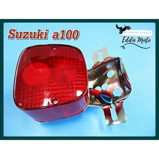 SUZUKI A100 AS100 A80 TS100 TS125 TAILLIGHT &amp; BRACKET SET // ไฟท้าย พร้อมขายึด ครบชุด สินค้าคุณภาพดี