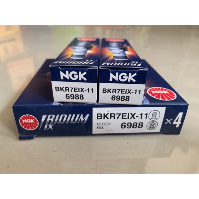 หัวเทียน NGK IRIDIUM IX BKR7EIX-11 (4หัวใน1ชุด)