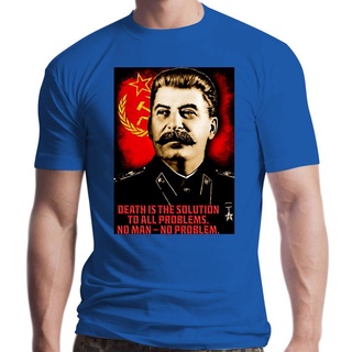 พร้อมส่ง เสื้อยืดผ้าฝ้าย พิมพ์ลาย Joseph Stalin 80S หลากสี สไตล์ฮาราจูกุ สําหรับผู้ชายสามารถปรับแต่งได้