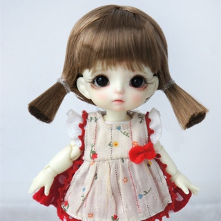 【BJD Wig】วิกผมตุ๊กตา BJD 4-12 นิ้ว 1/3 1/4 1/6 1/8 ob11 BJD Blythe ob11 ขนาดเต็ม 1/3 1/4 1/6 1/8 1/12 หลายสี สามารถเลือก gemofdoll DW027