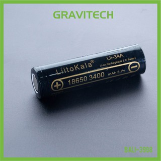 [Gravitechthai]LiitoKala 18650 Li-ion 3.7V 3400mAh - Lii34A