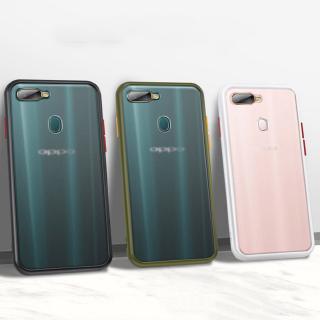 Oppo A7 A5S A5 A3S AX7 AX5 AX5S A7n กันกระแทก Matte ความคมชัด สี โปร่งใส อ่อน ยางทำจากซิลิคอน เกราะ เคสโทรศัพท์มือถื