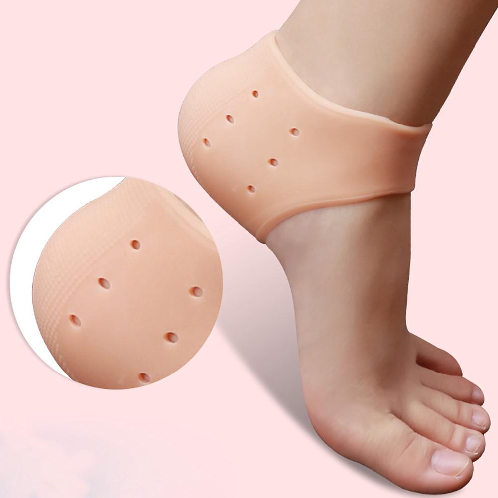 🔥 พร้อมส่ง🔥ซิลิโคนรองส้นเท้า🌏ลดราคา พิเศษ แก้ปวดส้นเท้า🏃 ส้นเท้าแตก Silicone Heels Cover แพ็คคู่ สินค้าพร้อมส่ง!!