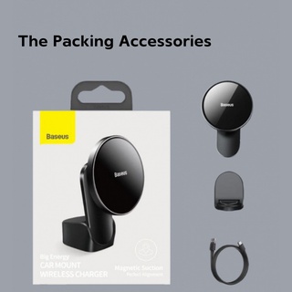 Baseus Wireless Car Charger holder ที่ชาร์จไร้สายในรถ แท่นชาร์จไร้สายในรถ หัวชาร์จในรถ