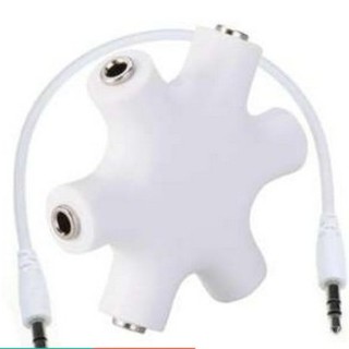 Di shop Multi Headphone Splitter Cable Lead Adaptor Converter 3.5mm Jack 5 Way Port Aux