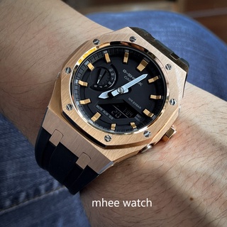 G-Shock Custom AP Luxury Style with Rosegold Dial with Rubber Strap Gen4