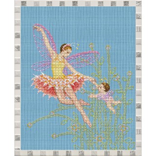 นางฟ้าพี่เลี้ยง (23-D) ชุดปักครอสติช ภิญญ์ ,Cross Stitch Kit Pinn