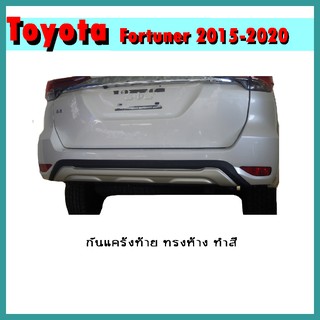 กันแคร้งท้าย FORTUNER 2015-2020 ทรงห้าง ทำสี