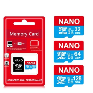 Nanotech Micro SD card Class10 U3 8GB,16GB,32GB,64GB,128GB⚡️⚡️ เมมโมรี่การ์ด กล้องวงจรปิด กล้องแอคชั่นเเคม กล้องวงจร