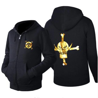 One Piece Hoodies 2019 เสื้อกันหนาวอะคิลิคเสื้อ One Piece เสื้อหนาวผู้ชายใหม่เสื้อกันหนาวหมวกซิป