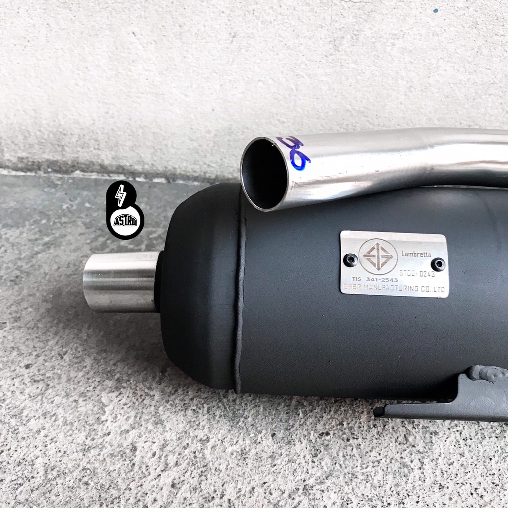 ท่อผ่าหมก คอเลส NewLambretta ท่อนิวแลมเบร็ตต้า V200 ท่อขายขาดทั้งใบ